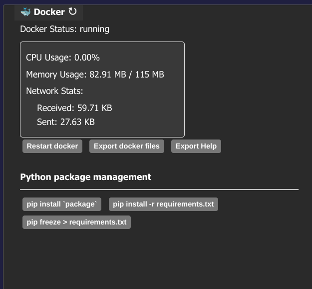 Docker Management